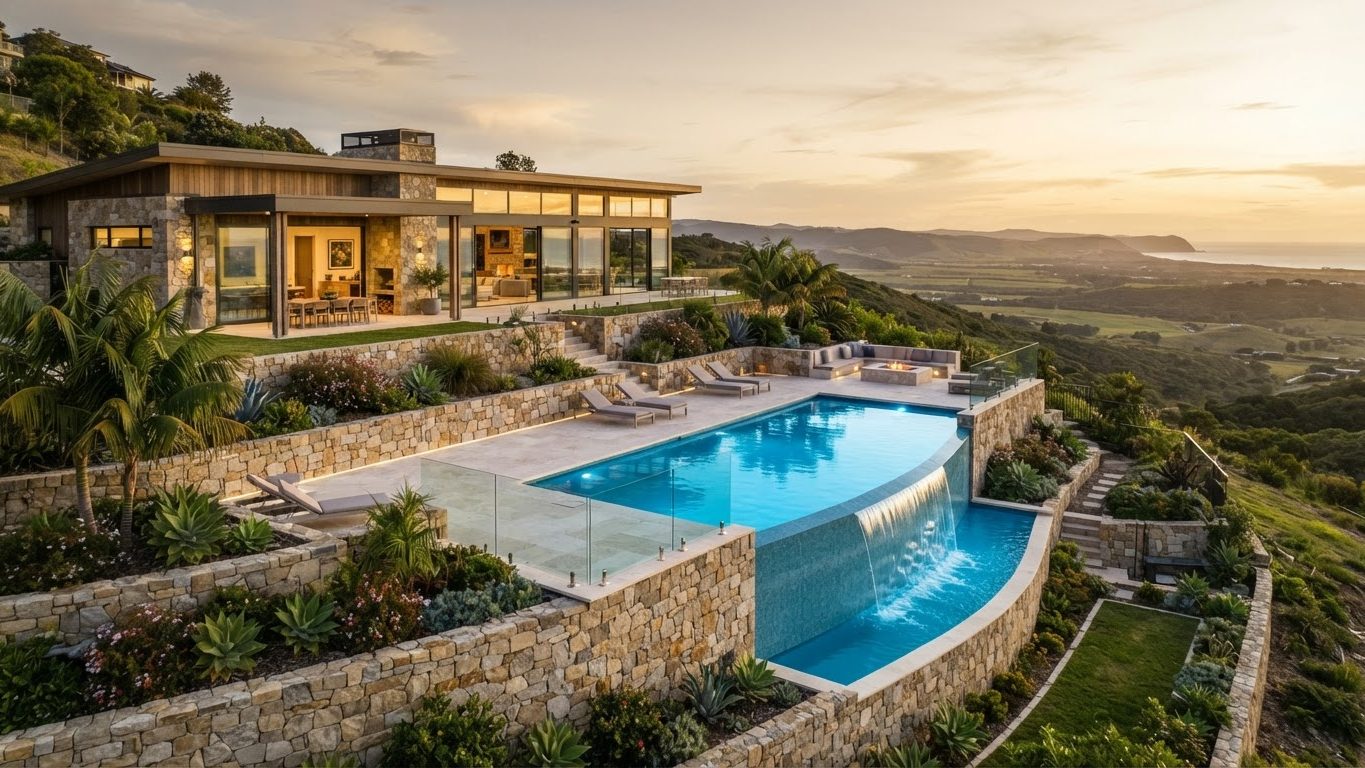 Modern Swimming Pool Concept 20 Pool Designs design concept visualisation photo futuristic. Images Created by www.Future-Home.Shop