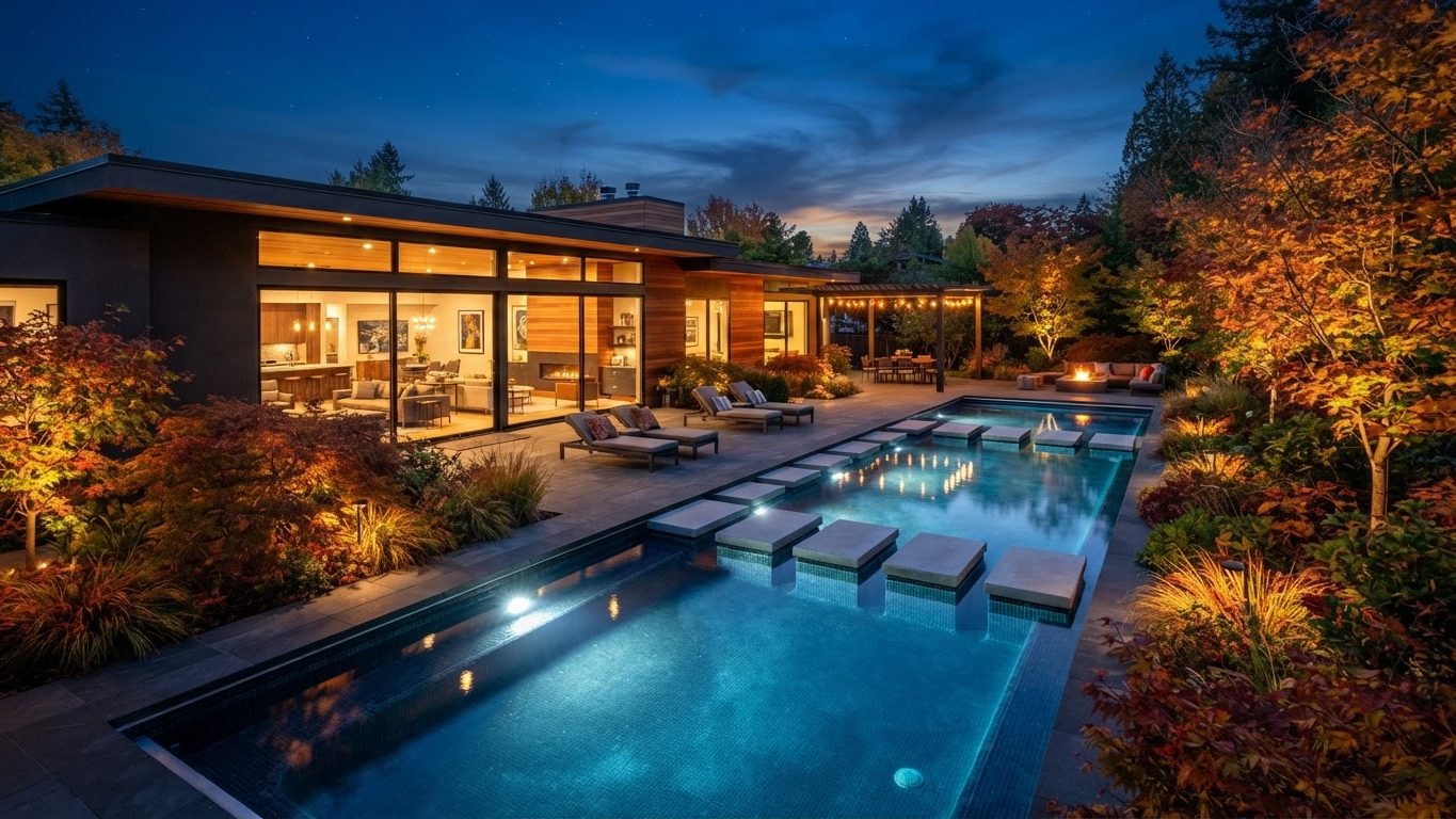 Modern Swimming Pool Concept 24 Pool Designs design concept visualisation photo futuristic. Images Created by www.Future-Home.Shop