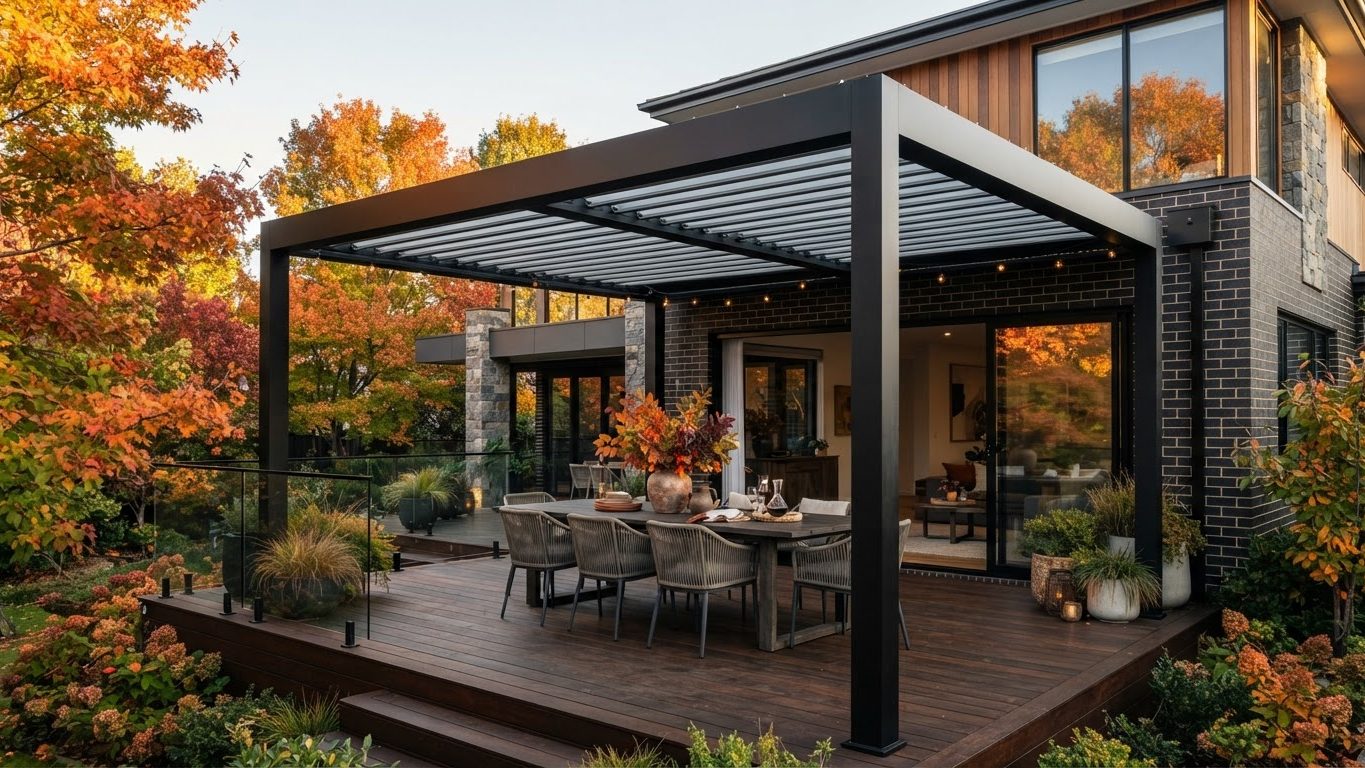 Pergola & Patio Concept 22 Pergolas & Patios futuristic concept visualisation futuristic. Images Created by www.Future-Home.Shop