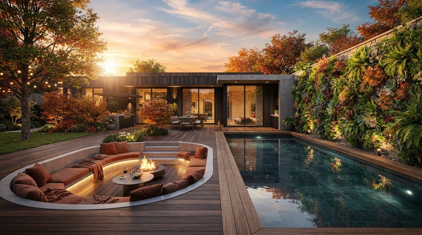 Futuristic Backyard Concept 24 Home Designs design concept visualisation photo futuristic neon. Images Created by www.Future-Home.Shop