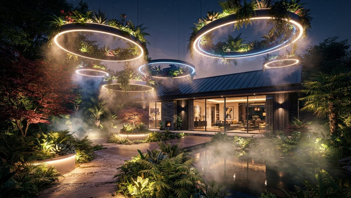 Visionary Custom Concept 02 Home Designs design concept visualisation photo futuristic neon. Images Created by www.Future-Home.Shop