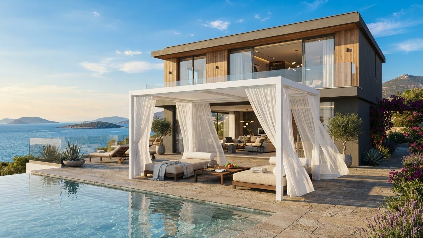 Pergola & Patio Concept 04 Pergolas & Patios futuristic concept visualisation futuristic. Images Created by www.Future-Home.Shop