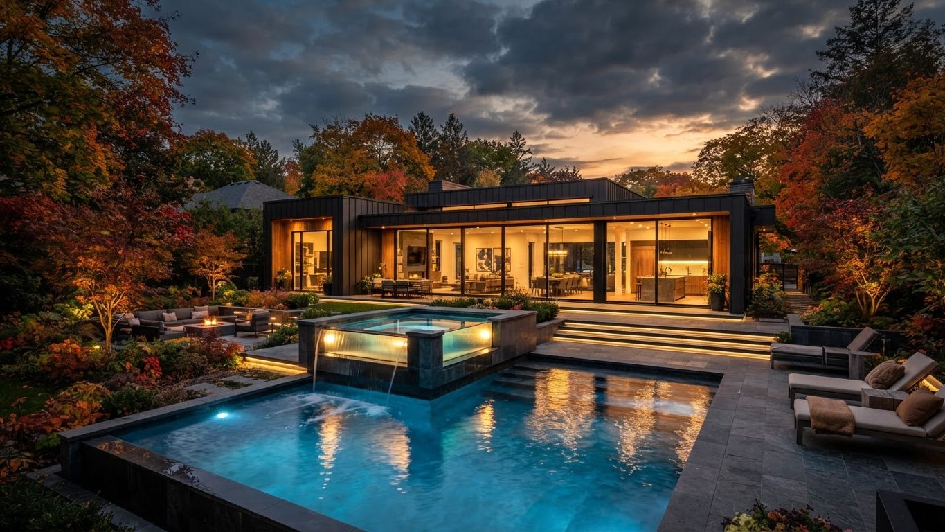 Modern Swimming Pool Concept 31 Pool Designs design concept visualisation photo futuristic. Images Created by www.Future-Home.Shop