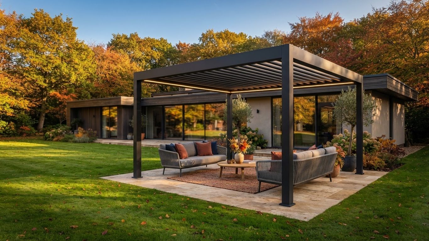 Pergola & Patio Concept 35 Pergolas & Patios futuristic concept visualisation futuristic. Images Created by www.Future-Home.Shop
