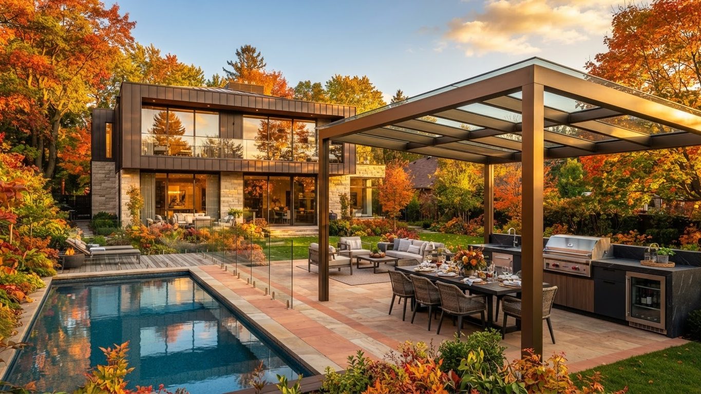 Pergola & Patio Concept 33 Pergolas & Patios futuristic concept visualisation futuristic. Images Created by www.Future-Home.Shop