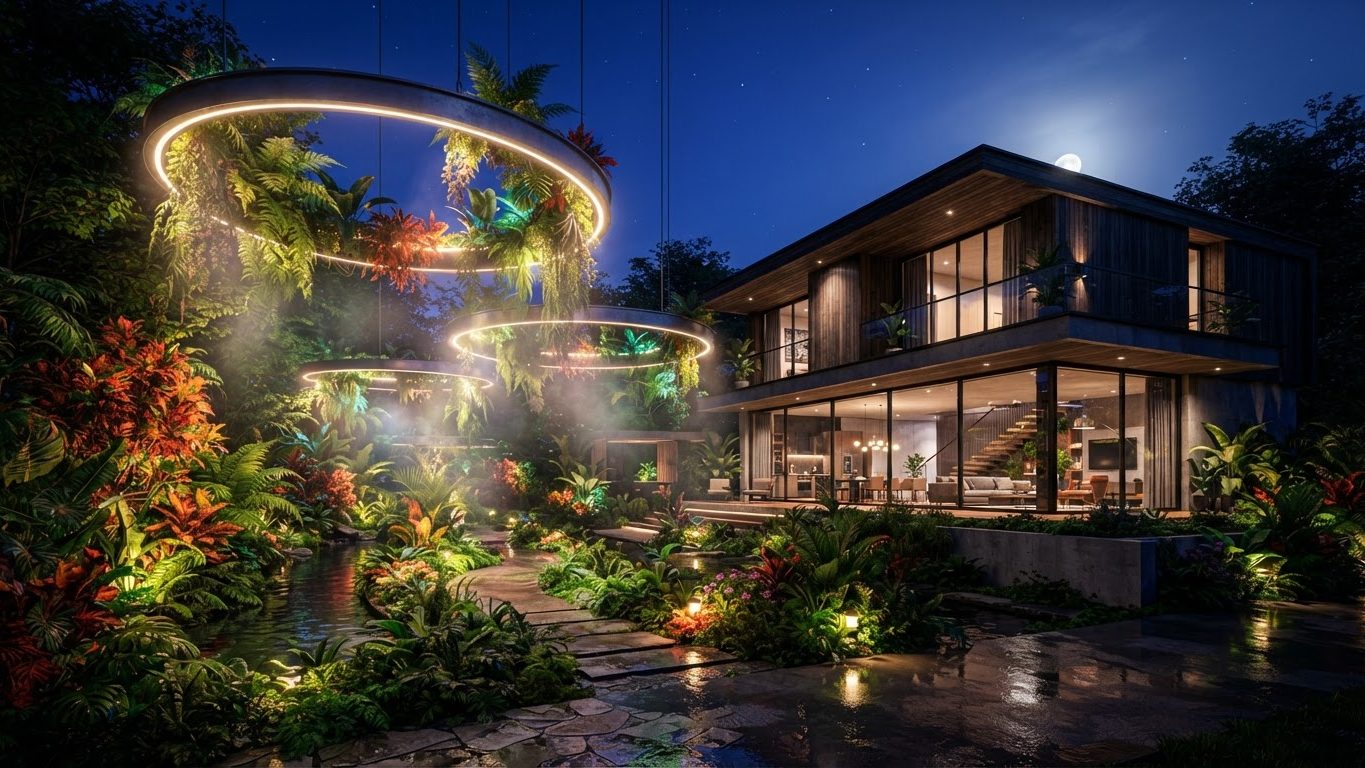 Visionary Custom Concept 22 Home Designs design concept visualisation photo futuristic neon. Images Created by www.Future-Home.Shop