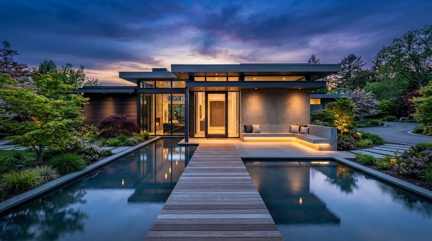 Futuristic Front Yard Concept 31 Home Designs design concept visualisation photo futuristic. Images Created by www.Future-Home.Shop