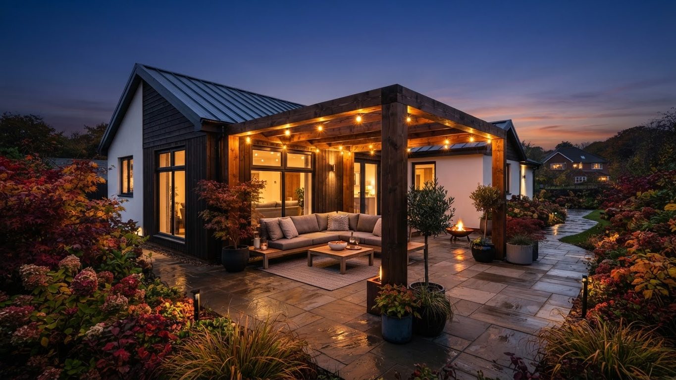 Pergola & Patio Concept 21 Pergolas & Patios futuristic concept visualisation futuristic. Images Created by www.Future-Home.Shop
