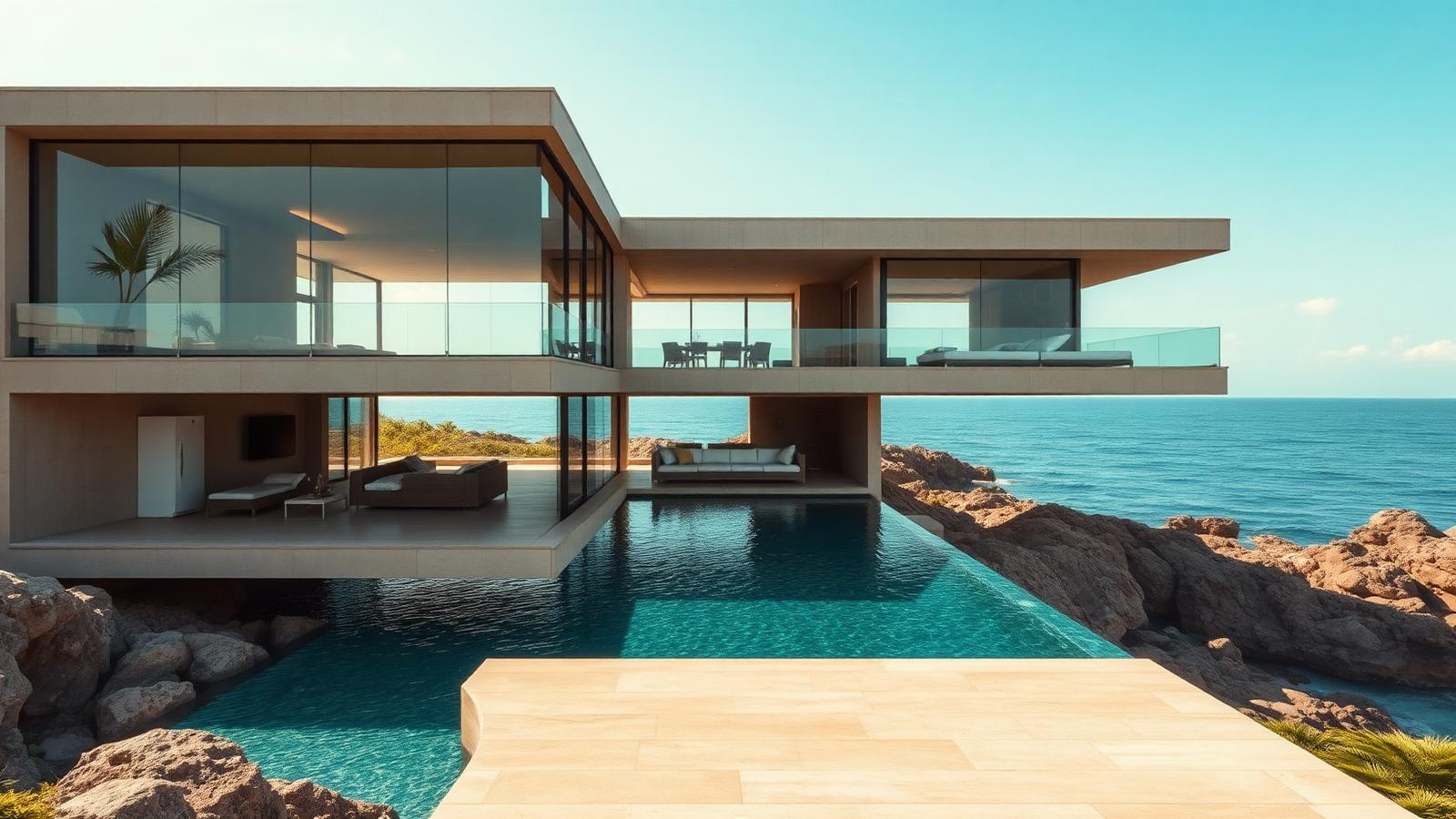 Bh 12 Beach House Designs design concept visualisation photo futuristic neon lit. Images Created by www.Future-Home.Shop