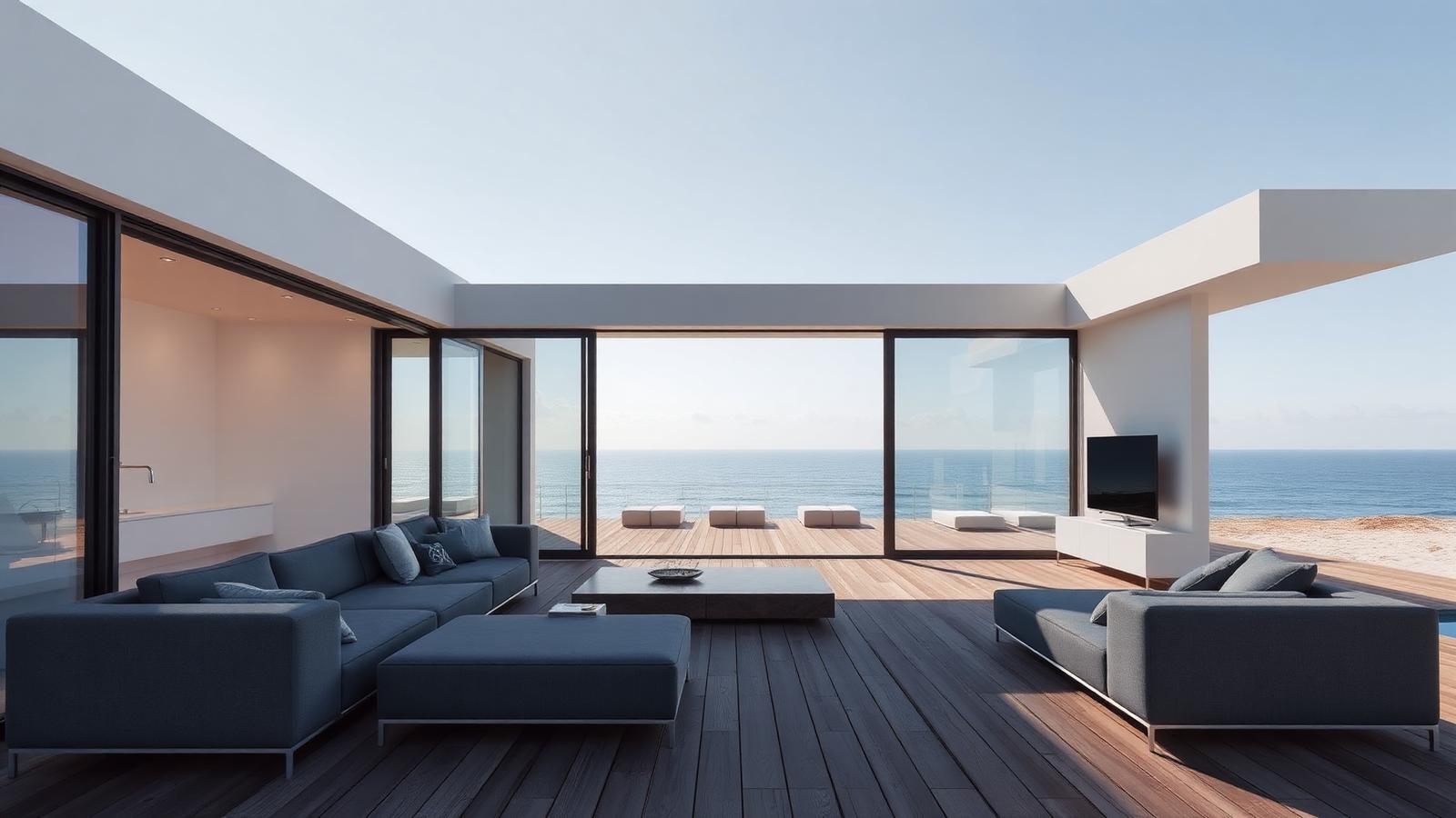 Bh 13 Beach House Designs design concept visualisation photo futuristic neon lit. Images Created by www.Future-Home.Shop