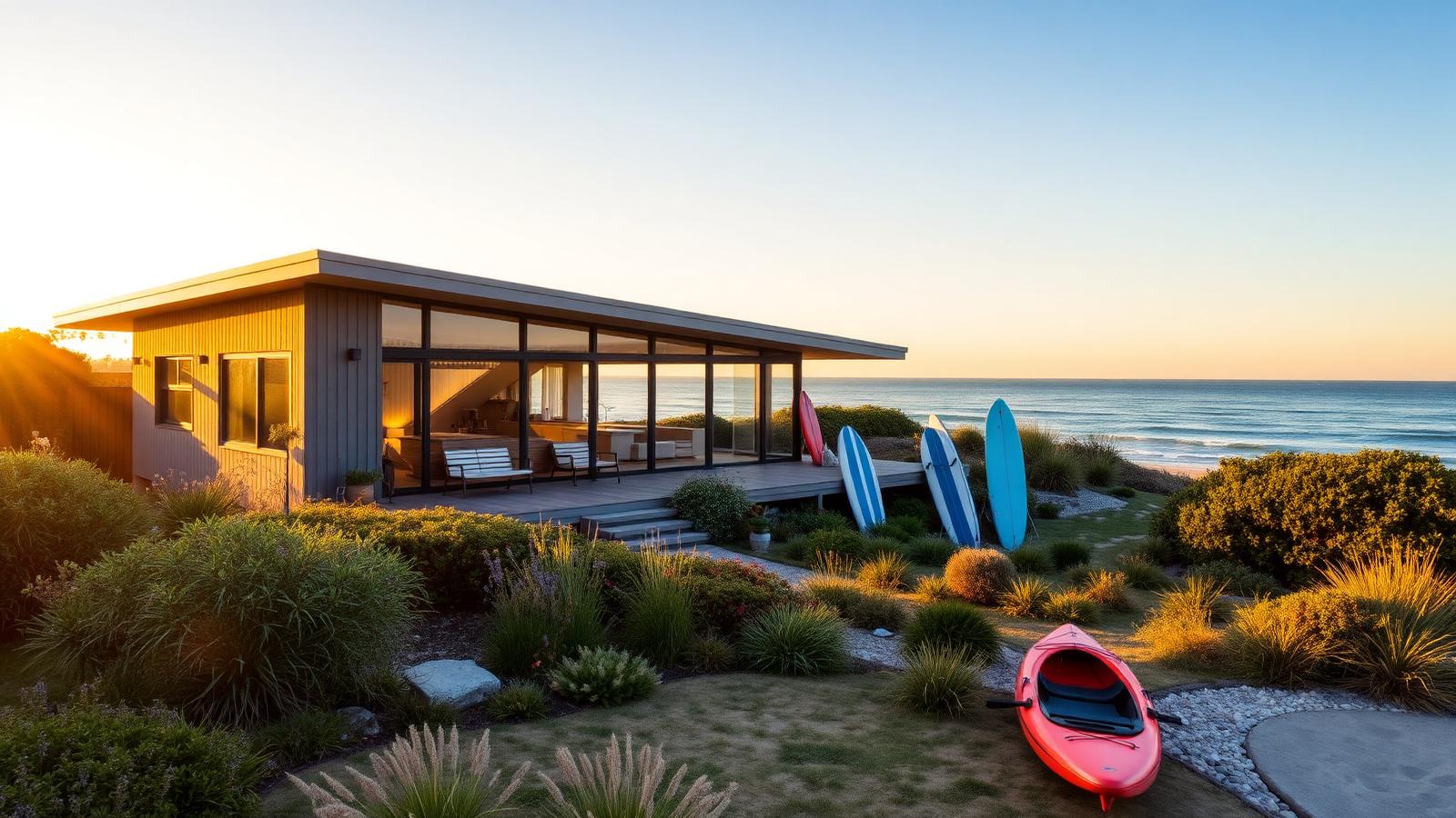 Bh 44 Beach House Designs design concept visualisation photo futuristic neon lit. Images Created by www.Future-Home.Shop
