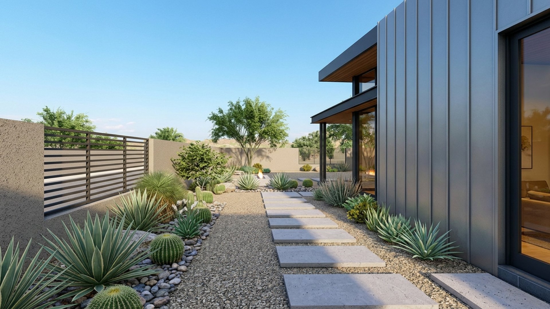Desert Home Designs design concept visualisation photo futuristic neon lit future home. Images Created by www.Future-Home.Shop
