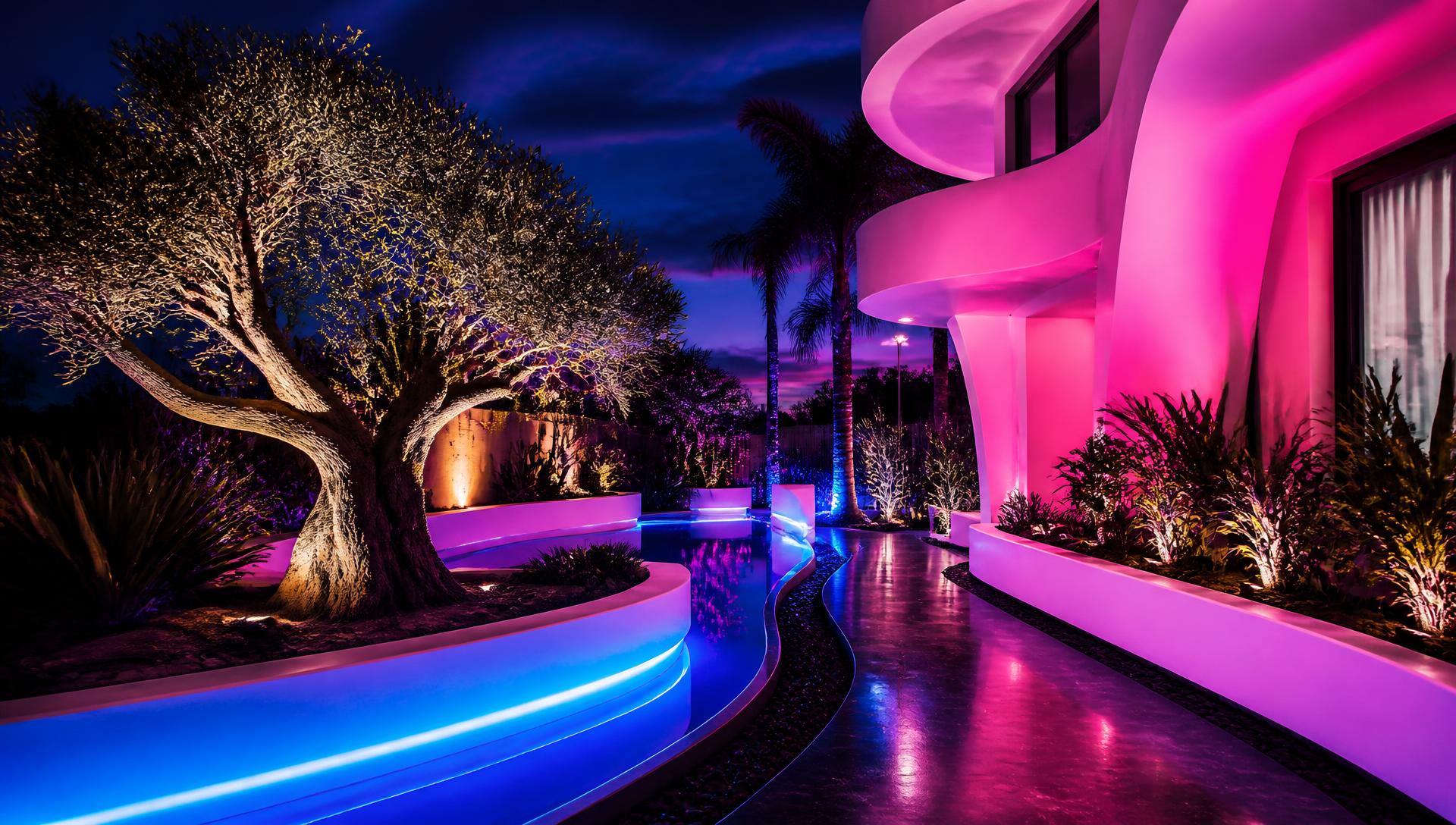 F4 Right Home Designs design concept visualisation photo futuristic neon lit future. Images Created by www.Future-Home.Shop