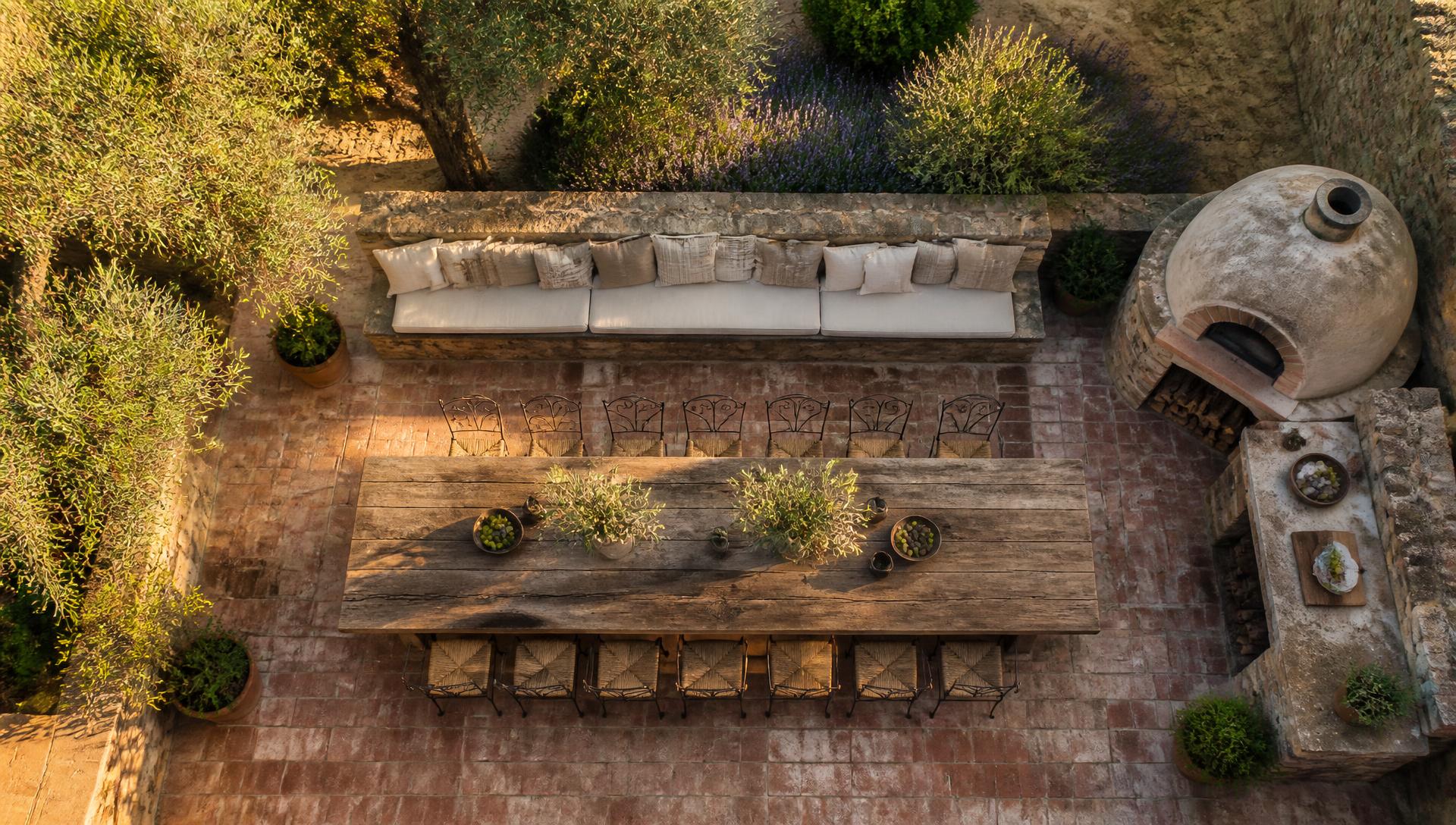 F4 Top Outdoor Furniture design concept visualisation photo futuristic neon lit future. Images Created by www.Future-Home.Shop