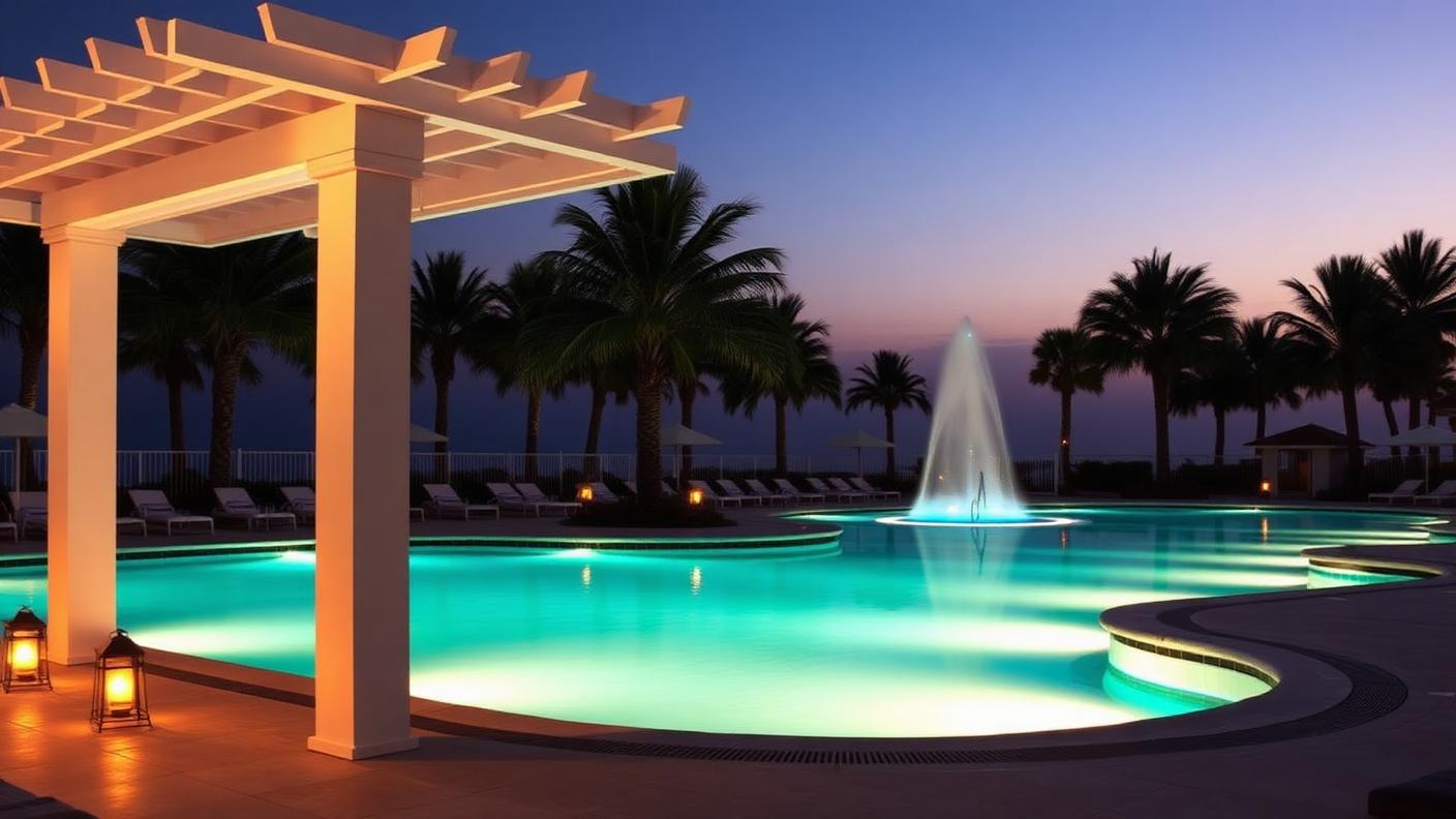 G3 Right Pergola Designs design concept visualisation photo futuristic neon lit future. Images Created by www.Future-Home.Shop