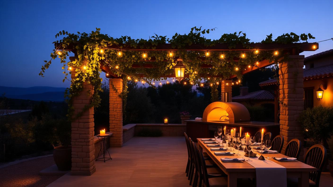 G4 Right Pergola Designs design concept visualisation photo futuristic neon lit future. Images Created by www.Future-Home.Shop