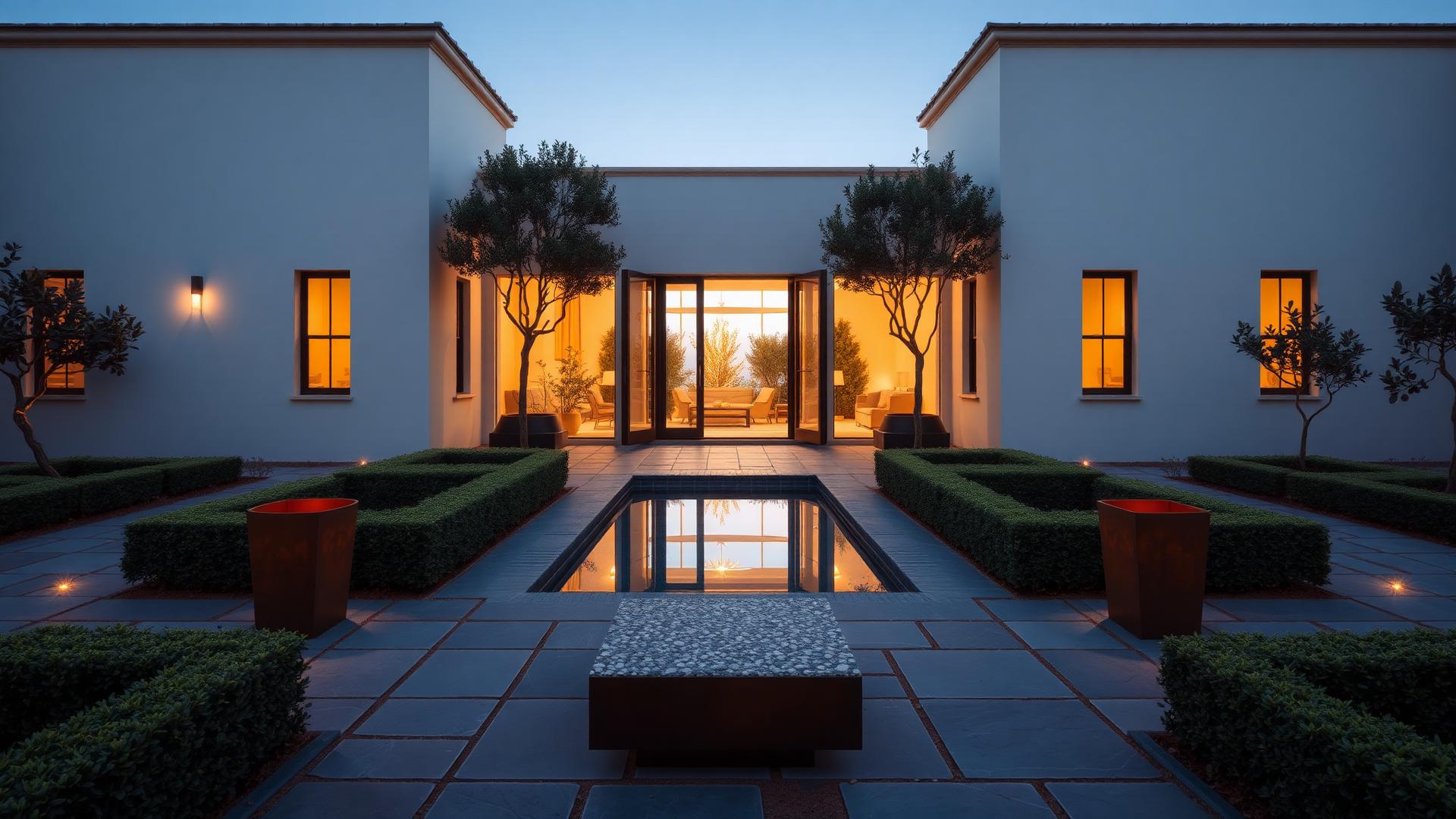 L2 Rear Luxurious Home Designs and Estates design concept visualisation photo futuristic. Images Created by www.Future-Home.Shop