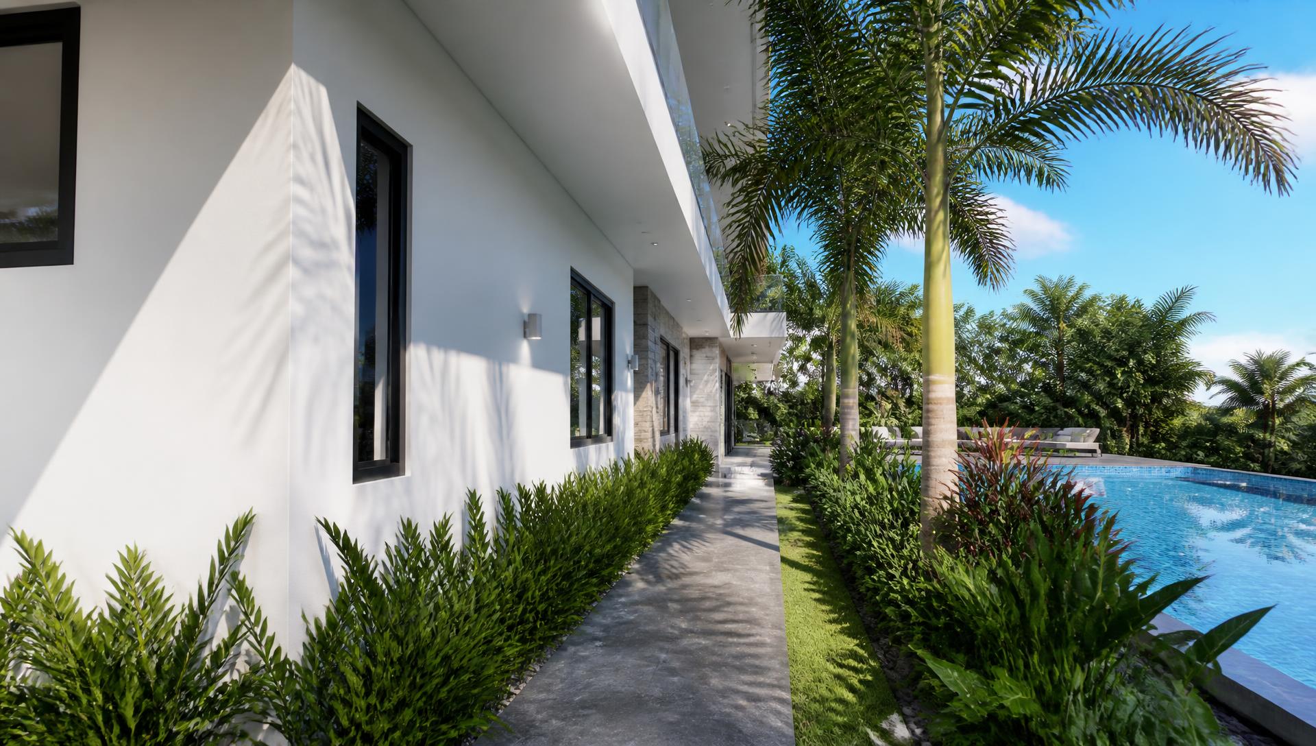 P1 Left Luxurious Home Designs and Estates design concept visualisation photo futuristic. Images Created by www.Future-Home.Shop