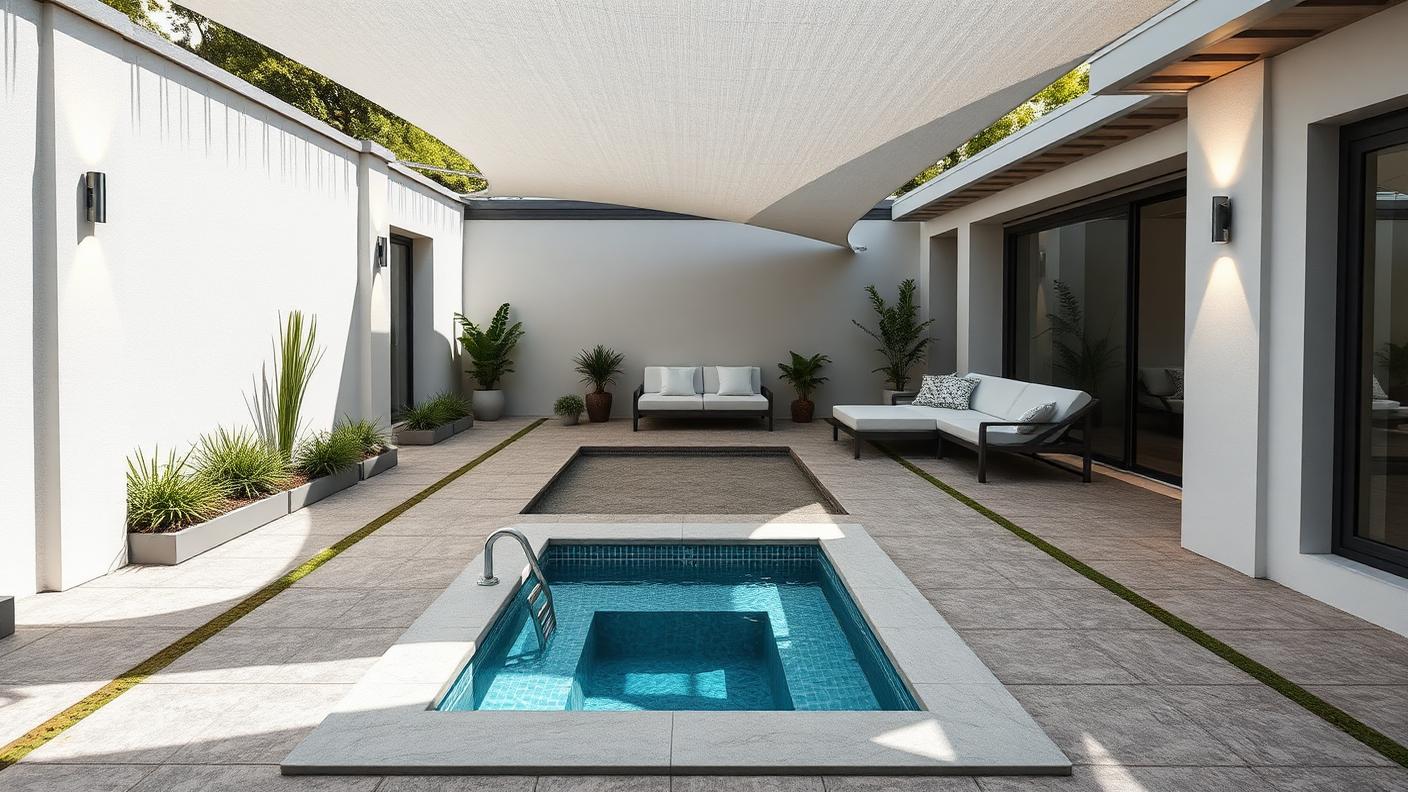 P3 Forward Pool Designs design concept visualisation photo futuristic neon lit future. Images Created by www.Future-Home.Shop