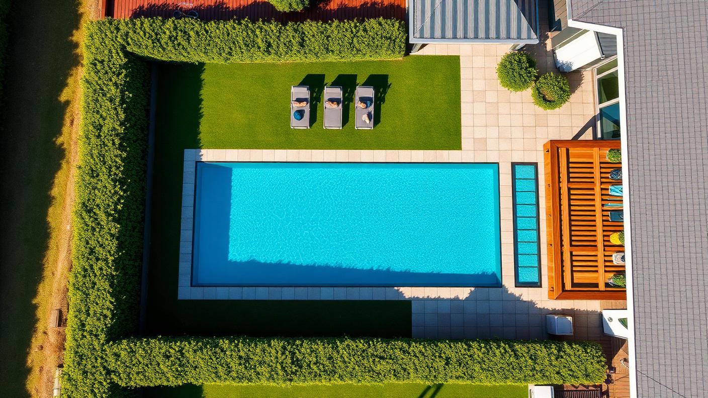 P4 Top Pool Designs design concept visualisation photo futuristic neon lit future. Images Created by www.Future-Home.Shop